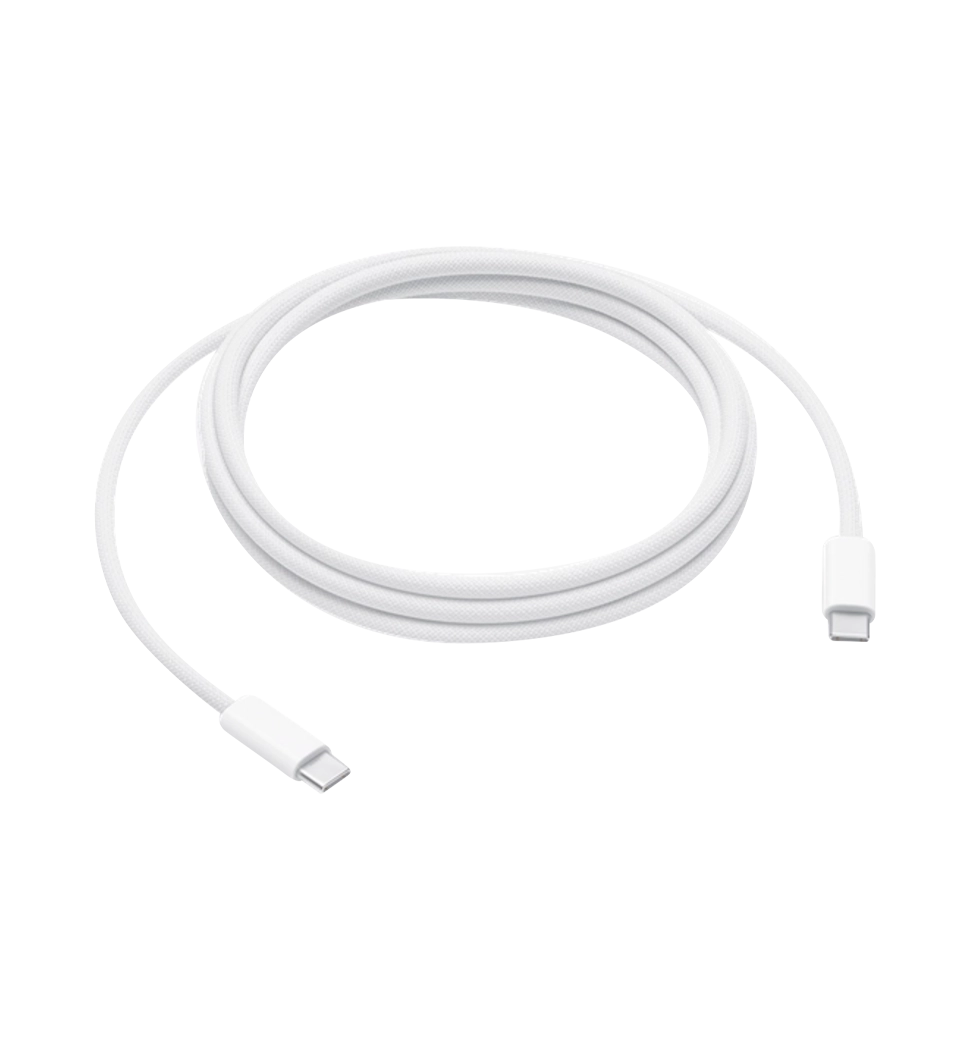 Кабель Apple USB-C Woven Charge Cable 60W (1m) White (MQKJ3)